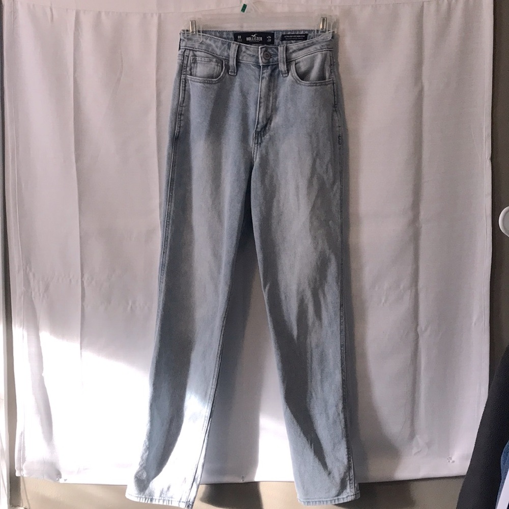 ultra high rise mom jean vintage stretch